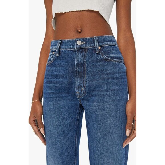 NWT Mother The Ditcher Zip Flood in Did You Bring Me Anything? Slouchy Jeans 30 - Picture 3 of 10